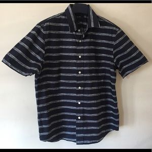 Jack Spade Clift Stripe Trim Shirt